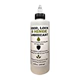 Door, Lock, and Hinge Lubricant - 8 Oz - Great for Sliding Doors, Garage Doors, Stiff Hinges, and Stuck Locks (1)