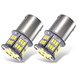 YITAMOTOR 1156 LED Bulb White, 1003 BA15S 1141 7506 LED Replacement Light Bulbs for RV Car Camper Trailer Interior Indoor Lights, Super Bright 6000K, 3014 54-SMD 12V-24V, Pack of 2