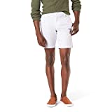 Dockers Men's Straight Fit Supreme Flex Ultimate Short, Paper White, 34W