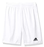 adidas unisex-child Standard Parma 16 Shorts, White/Black, Medium