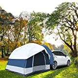 Cocepazys SUV TentUniversal SUV Tents for CampingSleeps Up to 6 for Car Tent,SUV Camping Accessories8' W x 8' L x 7.2' H - Blue and Gray