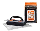 Q-Swiper BBQ Grill Cleaner Set - 1 Grill Brush with Scraper and 25 BBQ Grill Cleaning Wipes | No Bristles & Wire Free | Safe Way to Remove Grease and Grime for A Clean and Healthy Grill!