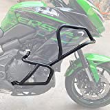 Motorcycle Versys650 Highway Crash Bars Engine Guard Frame Falling Protector Bumper for 2015 2016 2017 2018 2019 2020 2021 Kawasaki Versys 650 KLE650 KLE 650 Parts 15-21 (Full Set)