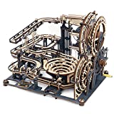 ROKR 3D Wooden Puzzles for Adults Marble Run Model Building Kit(LGA01 Marble Night City)