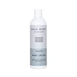 Baja Baby Unscented Lotion - Fragrance Free Body Lotion With No Sulfates, Parabens Or Phosphates - Gluten Free, Vegan Friendly & No Animal Testing  Gentle Lotion Safe for Sensitive Skins