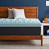 LUCID 3 Inch GelMemory Foam Plush-Cooling Targeted Convoluted Comfort Zones mattress topper, King
