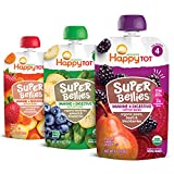 Happy Tot Organics Super Bellies Variety Pack, 4 Ounce Pouch (Pack of 16)