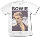 David Bowie Smoking T-Shirt (Large) White