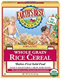 Earth's Best Organic Infant Cereal, Whole Grain Rice, 8 oz. Box