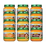 Earth's Best Organic Stage 2 Baby Food, Protein Jars Variety Pack, 4 oz (Pack of 12)