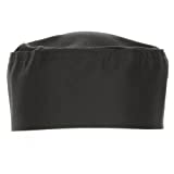 Chef Works unisex adult Cool Vent Chef Beanie apparel accessories, Black, One Size US