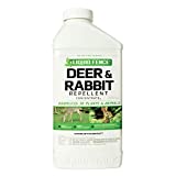 Liquid Fence Deer And Rabbit Repellent Concentrate 40 Ounces, Apply Year-Round