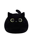 Black Cat Plush Toy 16'' Black Cat Pillow,Soft Plush Doll Cat Plushie Cat Pillow,Stuffed Animal Soft Plush Pillow Baby Plush Toys Cat Shape Design Sofa Pillow Decoration Doll (B)