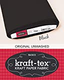 kraft-tex Bolt 19 x 10 yards, Black: Kraft Paper Fabric (kraft-tex Basics)