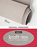 kraft-tex Stone Original Unwashed: Kraft Fabric Paper, 19 x 1.5 Yard Roll (kraft-tex Basics)