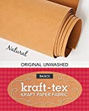 kraft-tex Natural Original Unwashed: Kraft Paper Fabric, 19 x 1.5 Yard Roll (kraft-tex Basics)