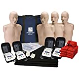 CPR Adult Manikin 4-Pack w. Feedback, AED UltraTrainers, and MCR Accessories