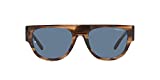 ARNETTE Zayn Collection AN4293 GTO Pilot Sunglasses, Tie-Dye Brown/Dark Blue, 53 mm