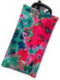 Women Soft Sunglasses Case Squeeze Top | Tie Dye Design Soft Eyeglass Case Glasses Case Holder | Passport Holder Pouch | Earbud and Phone Charger Storage Case (CT8 Tie Dye Green)