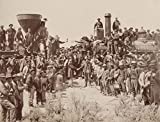 First Transcontinental Railroad East Meets West 1869 Poster Art Photo Historical Posters Artwork 11x14