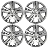 Custom Accessories 96411 GT-5 Silver 15" Wheel Cover, Set of 4