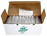 50 Lip Balm Tubes - 50 Balm Tubes & Caps - 50 Seal Sleeves - HDPE - BPA Free