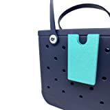 BOGLETS - Phone Holder Charm Accessory Compatible with Bogg Bags - Keep your Phone Handy with your Tote Bag - Made in the USA (Teal)