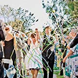 Battife 10Pack Streamers Poppers - Colorful Hand Throw Confetti Poppers, No Mess Paper Crackers for Birthday Wedding Party Celebrations, Multi-Color