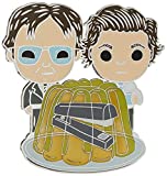 Funko Loungefly: The Office - Dwight and Jim, Stapler in Jello Prank, Deluxe Enamel Pin, Amazon Exclusive