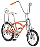 Schwinn Classic Old School Krate Bike, Ape Handlebar and Bucket Saddle, 20-Inch Wheels, Orange