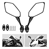 Motorcycle Mirrors Motorcycle Rear View Mirrors For CBR 600 F4 F4I CBR600RR CBR1000RR CBR300R CBR500R CBR900 CBR919 CBR929 CBR954 VTR1000 GT125R GT250R GT650R GT650S Convex Mirrors Black