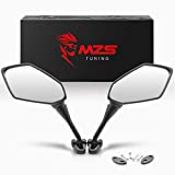 MZS Motorcycle Mirrors Rear View Adjustment Compatible with EX250 EX400 CBR250R CBR300R CBR500R CBR600RR CBR 600 F4 F4I CBR900RR CBR929RR CBR954RR VFR800 VTR1000 GT125R GT250R GT650R GT650S XB12R