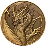 Dragon Goliath Coin - Collectible Display Coin or Game Piece - Paintable - Stand Included