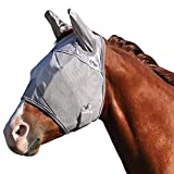 Cashel Crusader Fly Mask with Ears, Gray, Foal