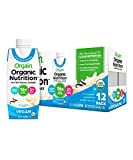 Orgain Organic Vegan Plant Based Nutritional Shake, Vanilla Bean - Meal Replacement, 16g Protein, 21 Vitamins & Minerals, Non Dairy, Gluten Free, Non-GMO, Packaging May Vary, 11 Fl Oz (Pack of 12)