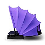 Tripirit Portable Sun Shade Canopy - Small Sun Beach Shader Beach Shelter, Sun Protection for Face while Sunbathing - Purple