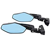 NewYall Set of 2 Right and Left Black Racing Rear view Mirror