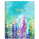 2022-2023 Teacher Planner - Weekly & Monthly Lesson Plan Book with Hardcover, July 2022 - June 2023, 8" x 10", Academic Planner with Twin-Wire Binding for Teachers - Oil Painting