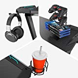 EUREKA ERGONOMIC PC Computer Gaming Desk Setup Accessories Bundle, Controller Stand & Game Rack, Unspillable Drink Cup Holder, Headphone Holder, Gamer Gifts