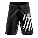 Tactical Pro Supply American Flag Board Shorts (Arsenal Flag, 30)