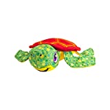 Outward Hound Floatiez Turtle Floating Dog Toy for Water Play - Beach and Pool Fetch Games, Green, MD