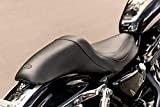 Mustang Motorcycle Seats 75719 Fastback One-Piece Seat for Harley-Davidson Sportster 1982-'03, Original, Black