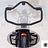 HTTMT Front Crash Bar Protection Compatible with 2005-2016 Harley Davidson Sportster Safety Bar Matte Black [P/N: MT504-002-BK]