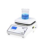 Parco Scientific P1007-HS Digital Hotplate Magnetic Stirrer w/Ambient - 380C Temperature Range, 6.5" x 6.5" Ceramic Coated Plate, LCD Display, and 2 Magnetic Stir Bars