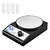 ANPOOZ Magnetic Stirrer with 4 PCS Stir Bars, Stir Plate 3000RPM Magnetic Mixer 3000mL Lab Stirrers (No Heating)