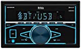 BOSS Audio Systems Elite 480BRGB Double Din, Bluetooth, MP3 USB AM FM Receiver, Multi Color RGB Illumination, Wireless Remote - no CD DVD player,