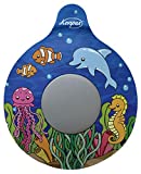 Konpex Bathtub Stopper, Adorable Tub Drain Stopper Plug, Universal Silicone Bath Drain Cover, Beautiful Coral Reef Illustration, Kids Tots Babies Gift