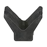attwood Boat Trailer Rubber Bow Stop Black, 2" X 2"