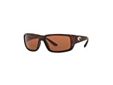 Costa Fantail 6S9006 900602 59MM 10 Tortoise/Copper 580p Polarized Rectangle Sunglasses for Men + FREE Complimentary Eyewear Kit