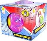 Sunny Days Entertainment Jumbo Stress Ball for Kids and Adults - Squishy Fidget Toy | Sensory Stress and Anxiety Relief Squeeze Toys | 4.5 Inches in Bright Marble Colors Multi